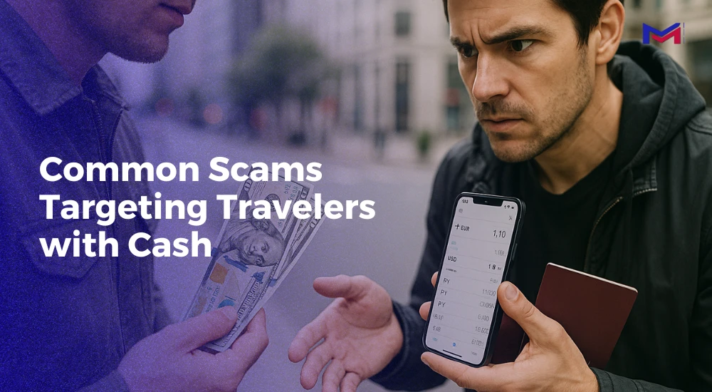 common scams traveler cash