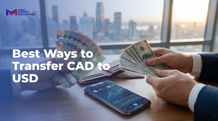 ways transfer cad to usd